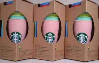 Starbucks Color Changing Reusable Cold Cups NEW 5pack Lids Straws 2019???? - Sold on eBay May, 12th 2019 for $45.00
