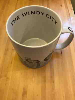 Giant Chicago Starbucks Mug Skyline Series, 2.5 Gallon (Rare) Series One (2002)