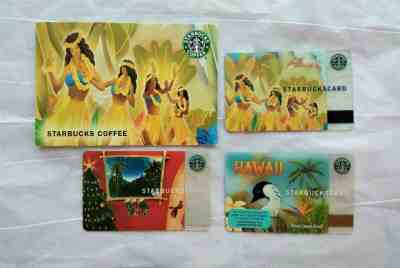 Starbucks Rare Hawaii Gift Card Collection-New and Unswiped!