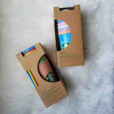 New Lot Of Starbucks 1 Color Changing Reusable Cold Cups + 1 Marbled Hot Cups - Sold on eBay May, 12th 2019 for $85.00