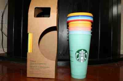 Starbucks Coffee Color Changing  Cups - Variety 5 Pack - Sold on eBay May, 12th 2019 for $43.00
