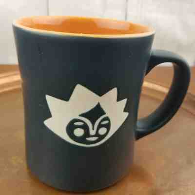 Starbucks 3D Mermaid Head 2011 Breakfast Blend Coffee Black Mug Cup Orange 16 oz - Sold on eBay May, 12th 2019 for $36.85