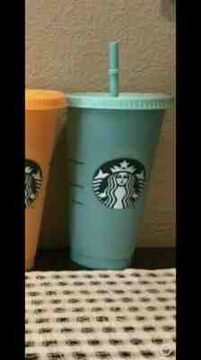  Starbucks COLOR CHANGING Reusable Cold Cups Different Colors Hard to Find 1 Cup - Sold on eBay May, 12th 2019 for $16.95