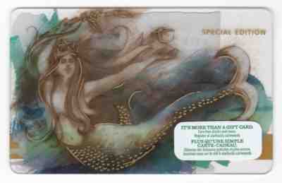 Starbucks Card 2015 Limited Edition Mermaid - Sold on eBay May, 12th 2019 for $4.99