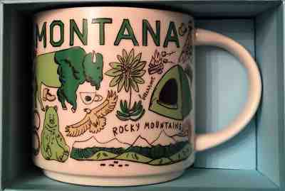 MONTANA Starbucks “Been There Series” Across The Globe Collection 14oz Mug -VHTF - Sold on eBay May, 12th 2019 for $12.95