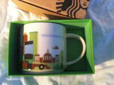Starbucks Indianapolis Coffee Mug YAH "You Are Here" RETIRED Collection ---NEW-- - Sold on eBay May, 12th 2019 for $19.00