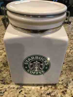 Starbucks Coffee Ceramic Canister Mermaid Logo BeeHouse Japan 8" Bee House - Sold on eBay May, 12th 2019 for $24.95