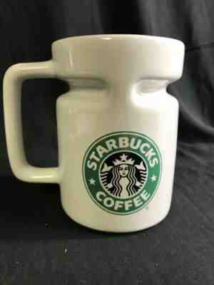 Starbucks Coffee Company Square Hotjo Ceramic Travel Mug Green Mermaid Logo - Sold on eBay May, 12th 2019 for $15.99