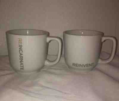 Set Of 2 2009 Starbucks Coffee Mugs Reinvent & Reincarnate, 18 oz, Toki, Japan - Sold on eBay May, 12th 2019 for $20.99