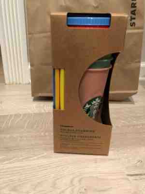 Starbucks Reusable Color Changing Cold Cups - Set Of 5 (NIB)! RARE!! - Sold on eBay May, 12th 2019 for $46.00