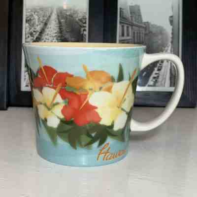  STARBUCKS COFFEE 2010 HAWAII Mug Cup Hibiscus Flowers Bone China Pristine EUC - Sold on eBay May, 12th 2019 for $19.19