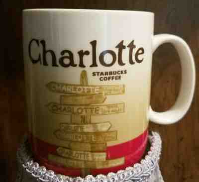 STARBUCKS CHARLOTTE NC Global Icon City Collector Series Collector Mug Cup 16 oz - Sold on eBay May, 12th 2019 for $19.99