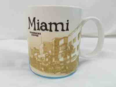 Starbucks Coffee MIAMI City Mug Collector Series 16 oz 2009 Java   FREE SHIP - Sold on eBay May, 12th 2019 for $34.99