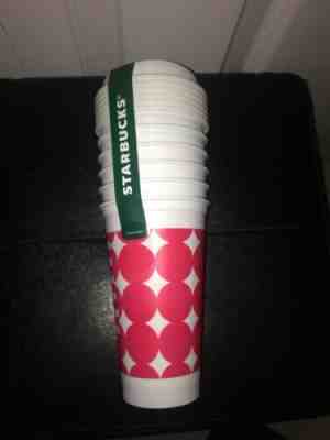 Starbucks Reusable Cup Collection Red Polka Dot Tumbler 16 oz 6 Pack New - Sold on eBay May, 11th 2019 for $5.00