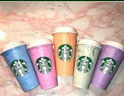 Rare New 2019 Starbucks Hot Cups 5 Pack Reuse Lids Star Bucks NOT Color Changing - Sold on eBay May, 11th 2019 for $15.99