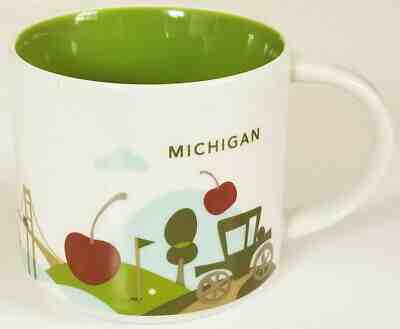 STARBUCKS 14 fl oz YOU ARE HERE Collection MICHIGAN 2016 mug *unused - Sold on eBay May, 11th 2019 for $8.50
