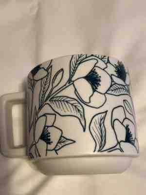 Starbucks Ceramic Mug Spring 2019 Pink / Teal Green White Flowers Floral 14 oz - Sold on eBay May, 11th 2019 for $12.50