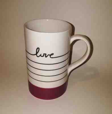 NEW Starbucks 2016 Valentine's Day Mug_ Love Stripe Mug_12 fl oz - Sold on eBay May, 11th 2019 for $19.95