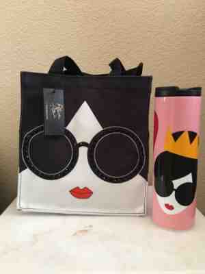 2018 Valentine Starbucks Alice and Olivia for Troy Tumbler cup, Tote bag set - Sold on eBay May, 11th 2019 for $109.00