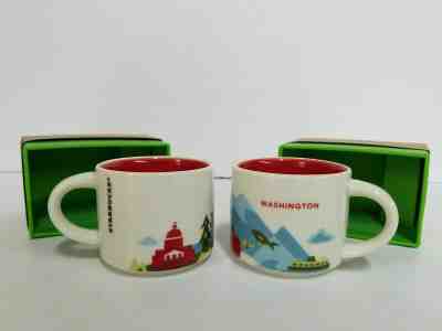 Starbucks Mini Coffee Mug 'You Are Here' Collection WASHINGTON Ornaments 2 flozH - Sold on eBay May, 11th 2019 for $14.99