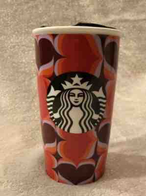 Starbucks 2019 Valentine Heart Ceramic Travel Mug Tumbler NWT 10 oz - Sold on eBay May, 11th 2019 for $19.50
