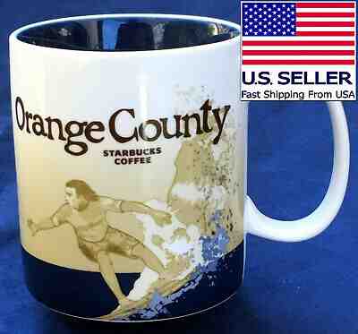 ? NEW, STARBUCKS ORANGE COUNTY SURFER MUG GLOBAL ICON CITY 2009 SERIES 16 OZ CUP - Sold on eBay Apr, 11th 2019 for $19.98