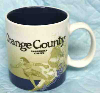 STARBUCKS 16 OZ COFFEE MUG ORANGE COUNTY 2009 COLLECTORS SERIES - Sold on eBay Apr, 10th 2019 for $14.99