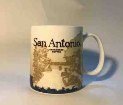 Starbucks San Antonio TX 2009 Global Icon Collector Series 16oz Coffee Cup Mug - Sold on eBay Mar, 13th 2019 for $20.50