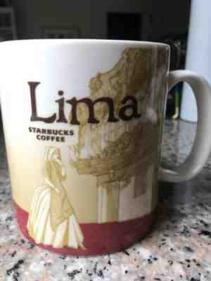 Starbucks Lima Coffee Mug Global City Collector Series  16oz/473ml 2009 - Sold on eBay Mar, 9th 2019 for $15.50