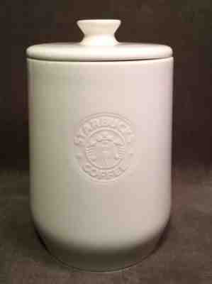 Starbucks White Mermaid 2009 Coffee Grounds Beans Cookie Jar Canister - Sold on eBay Feb, 25th 2019 for $21.00
