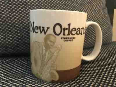 2009 Starbucks NEW ORLEANS Global Icon 16 oz Coffee Mug Cup CITY SERIES JAZZ - Sold on eBay Feb, 25th 2019 for $20.50
