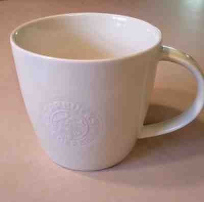 Starbucks Coffee Mug 16oz 2009 Embossed Mermaid Logo Microwave Dishwasher Safe - Sold on eBay Feb, 16th 2019 for $17.99