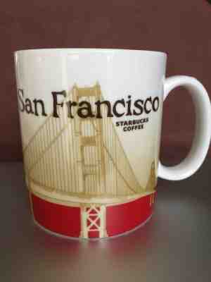 2009 Starbucks Coffee Collector Series Mug Cup San Francisco California 16 oz  - Sold on eBay Feb, 16th 2019 for $19.99