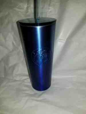 NEW 2019 SUMMER STARBUCKS COLD CUP BLUE STAINLESS STEEL TUMBLER 16oz Ombre - Sold on eBay May, 11th 2019 for $18.00