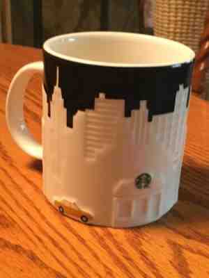 New Starbucks Coffee New York City Embossed TAXI Relief Mug  Series 2012 - Sold on eBay May, 10th 2019 for $5.76