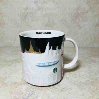 Thailand Starbucks BANGKOK CITY Relief Global Icon Mug Series Collector Texture  - Sold on eBay May, 7th 2019 for $29.99