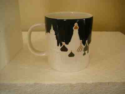 NEW Rare Starbucks MOSCOW Russia Mug City Relief Series Black & White - Sold on eBay May, 5th 2019 for $225.00