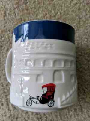 Starbucks Relief Mug Cup Blue China Beijing - Sold on eBay May, 6th 2019 for $22.50