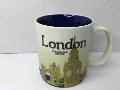 STARBUCKS 2012 Collector Series LONDON 16 fl oz Coffee Mug Collectible - Sold on eBay May, 10th 2019 for $26.50