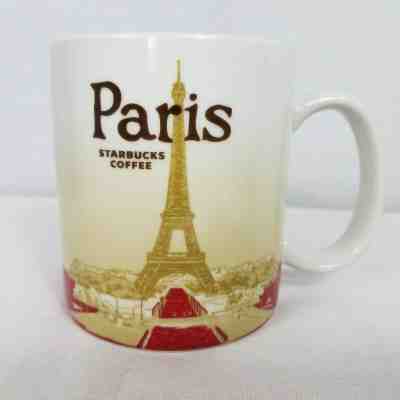 Starbucks Paris Coffee Mug 2011 16 fl oz Eiffel Tower - Sold on eBay May, 10th 2019 for $30.99