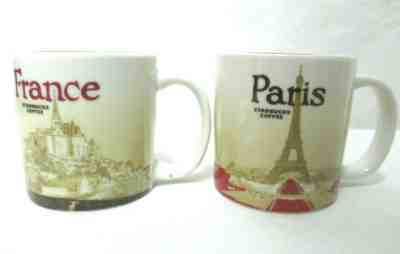 Starbucks Paris France Demi Espresso Cups Set 2 Two Demitasse 3oz NEW  - Sold on eBay May, 10th 2019 for $12.49