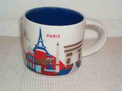 Starbucks ~PARIS ~ 14 oz. Mug - You are Here Collection - 2016 - Sold on eBay May, 8th 2019 for $14.95