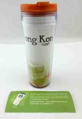 Hong Kong Starbucks Coffee 2016 Global Icon Travel Tumbler Mug 12oz & exp coupon - Sold on eBay May, 11th 2019 for $8.00