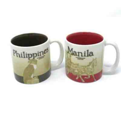 Starbucks Mini 3oz Espresso Coffee Mugs Cups Philippines and Manila 2013 - Sold on eBay May, 10th 2019 for $20.00