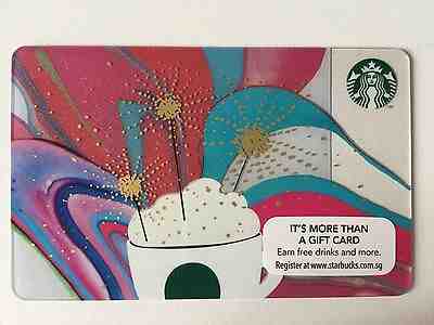 Starbucks Singapore 2017 Coffee Cup Sparklers Card - Sold on eBay May, 12th 2019 for $7.80