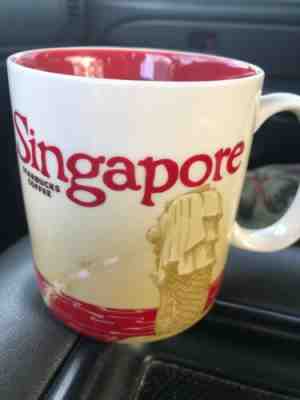 Starbucks Singapore Mug Global Icon City Series 16 oz Coffee RED - Sold on eBay May, 11th 2019 for $41.00