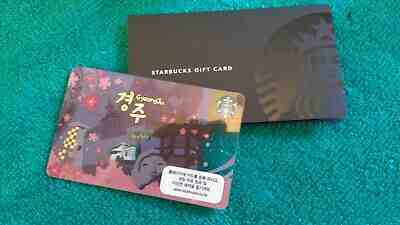 The RAREST City Card! STARBUCKS 2015 Korea Gift Card GyeongJu w/Sleeve US Seller - Sold on eBay Apr, 25th 2019 for $8.79