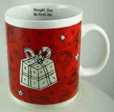 Vintage Starbucks Sneaky Shaking of Presents Holiday 1999 Mug - Sold on eBay May, 10th 2019 for $24.99
