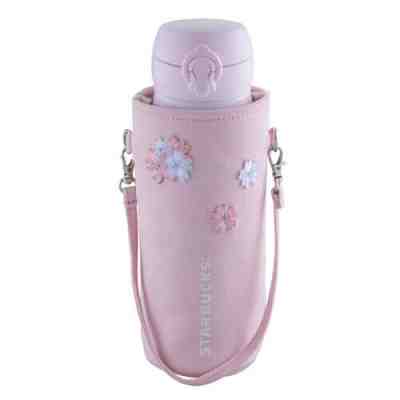2019 Starbucks Taiwan Sakura Cherry blossom Bag for Tumbler & Water Bottle - Sold on eBay May, 10th 2019 for $33.73
