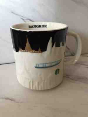 Thailand Starbucks BANGKOK CITY Relief Global Icon Mug Series Collector Texture - Sold on eBay Apr, 29th 2019 for $30.00